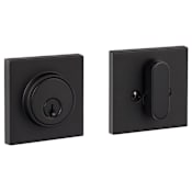 Sure-Loc Modern Solid Brass Single Cylinder Keyed Entry Deadbolt Flat Black